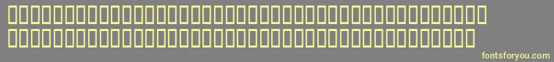 Heavenetica2Ultsh-Schriftart – Gelbe Schriften auf grauem Hintergrund