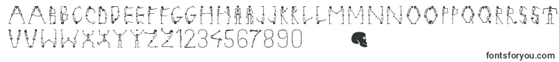 Шрифт Tangomacabre – знаменитые шрифты