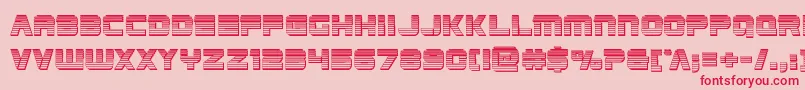 フォントEdgeracerchrome – ピンクの背景に赤い文字