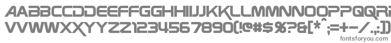ZebulonCondensed-fontti – harmaat fontit