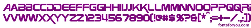 ZebulonCondensed Font – Purple Fonts on White Background
