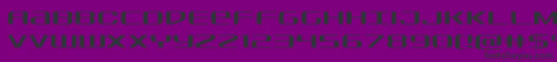 Sdflight-Schriftart – Schwarze Schriften auf violettem Hintergrund