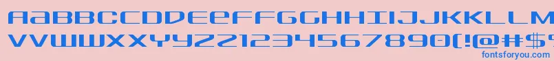 Sdflight Font – Blue Fonts on Pink Background