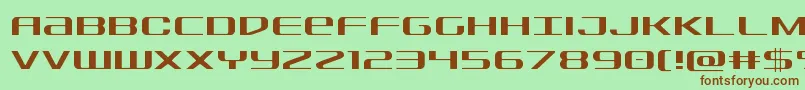 Sdflight Font – Brown Fonts on Green Background