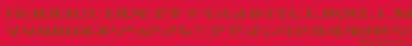 Шрифт Sdflight – коричневые шрифты на красном фоне