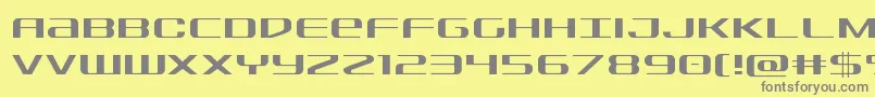 Sdflight Font – Gray Fonts on Yellow Background