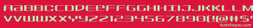 Sdflight Font – Green Fonts on Red Background