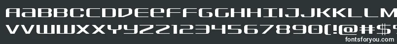 Шрифт Sdflight – белые шрифты на чёрном фоне