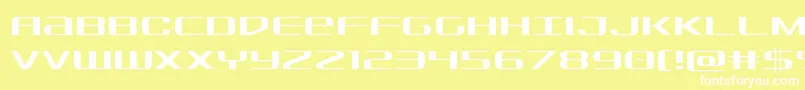 Sdflight Font – White Fonts on Yellow Background