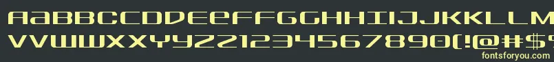 Sdflight Font – Yellow Fonts on Black Background