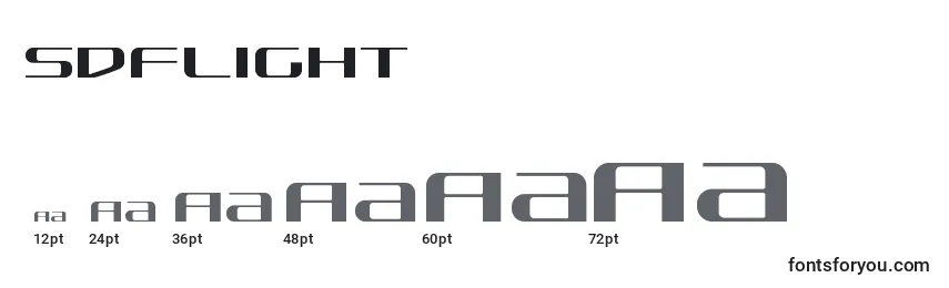 Sdflight Font Sizes