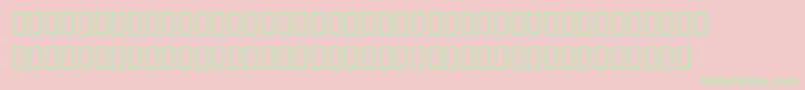 WbxScrawl Font – Green Fonts on Pink Background