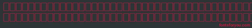 Шрифт Wpco08n – красные шрифты на чёрном фоне