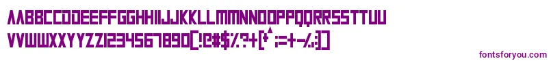 AlienPlanet Font – Purple Fonts on White Background