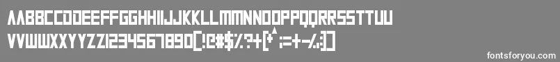 AlienPlanet Font – White Fonts on Gray Background