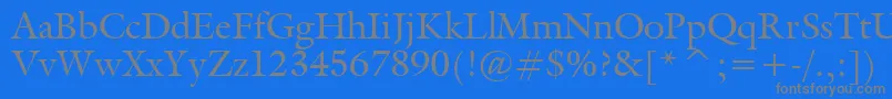 More about Tt0067m Font Tt0067m Font – Gray Fonts on Blue Background