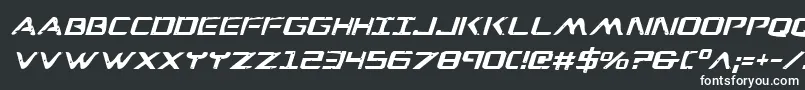 fuente WarEagleItalic – Fuentes Blancas Sobre Fondo Negro
