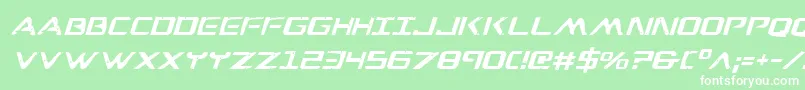 fuente WarEagleItalic – Fuentes Blancas Sobre Fondo Verde