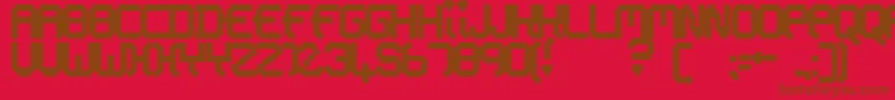 Lisätietoja ElectricDreams-fontista ElectricDreams-fontti – ruskeat fontit punaisella taustalla