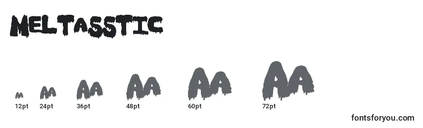 Meltasstic Font Sizes