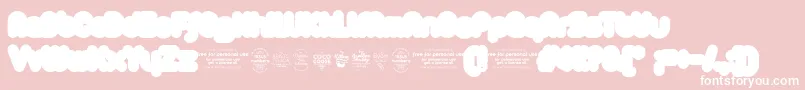 ZAristaExtrafilledTrial Font – White Fonts on Pink Background