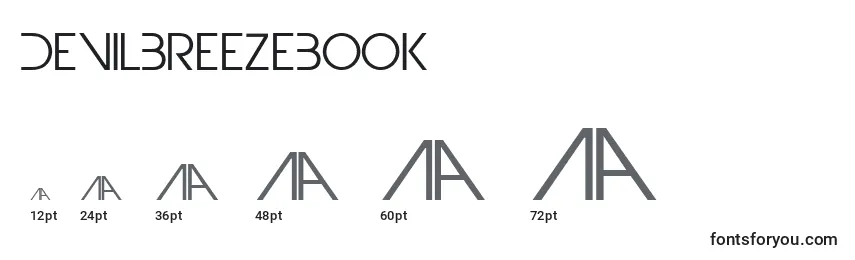 DevilBreezeBook Font Sizes