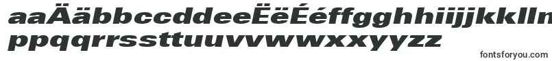 Fonte UniversLt93ExtraBlackExtendedOblique – fontes macedônias