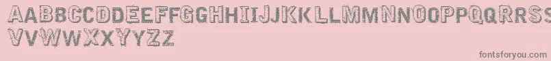 More about VtksEmbroidery Font VtksEmbroidery Font – Gray Fonts on Pink Background