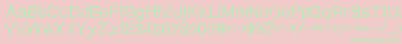 fuente Netherworld – Fuentes Verdes Sobre Fondo Rosa