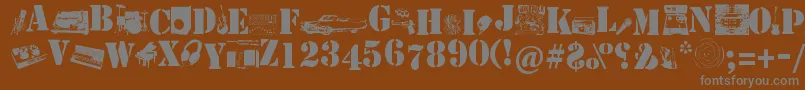 More about Soundpieces Font Soundpieces Font – Gray Fonts on Brown Background