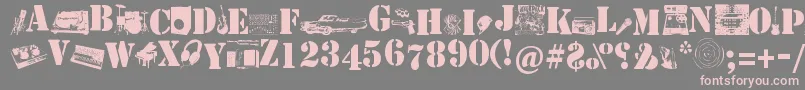 More about Soundpieces Font Soundpieces Font – Pink Fonts on Gray Background