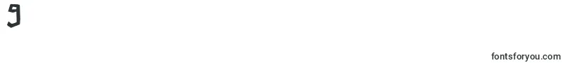 フォントBarberatwistedOpaque – フォント数字9