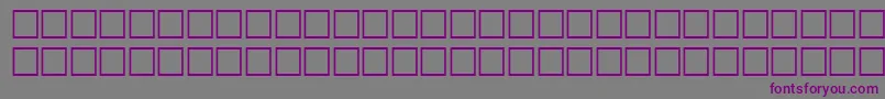 Шрифт WindRegular – фиолетовые шрифты на сером фоне