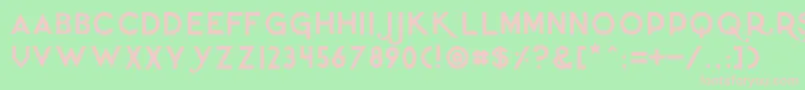 Quietthief Font – Pink Fonts on Green Background