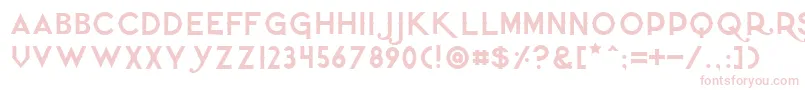 Quietthief Font – Pink Fonts on White Background