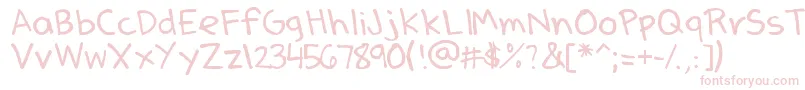 DenneSSummer Font – Pink Fonts on White Background