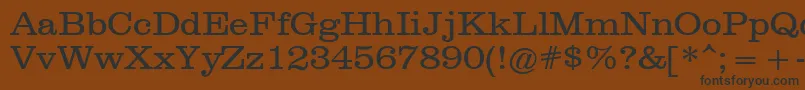 ClarendonРљРЅРёР¶РЅС‹Р№ Font – Black Fonts on Brown Background