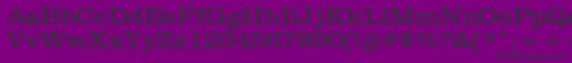 ClarendonРљРЅРёР¶РЅС‹Р№ Font – Black Fonts on Purple Background