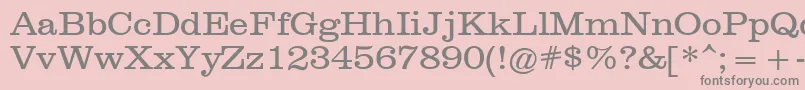 ClarendonРљРЅРёР¶РЅС‹Р№ Font – Gray Fonts on Pink Background