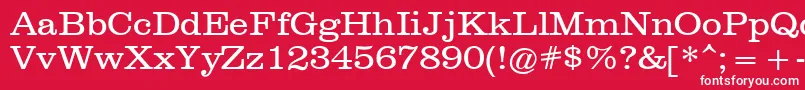 ClarendonРљРЅРёР¶РЅС‹Р№ Font – White Fonts on Red Background