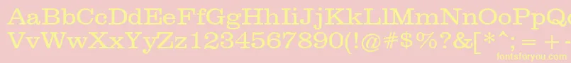 ClarendonРљРЅРёР¶РЅС‹Р№ Font – Yellow Fonts on Pink Background