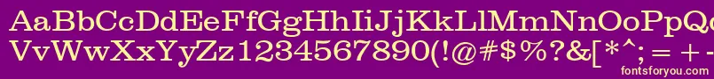 ClarendonРљРЅРёР¶РЅС‹Р№ Font – Yellow Fonts on Purple Background