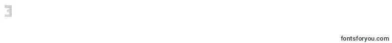 Czcionka SheffItalic – czcionki cyfry 3