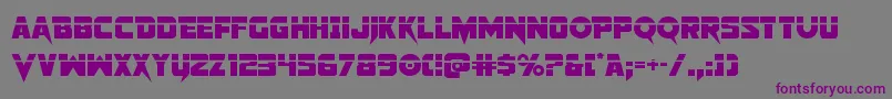 Pistoleerlas2 Font – Purple Fonts on Gray Background