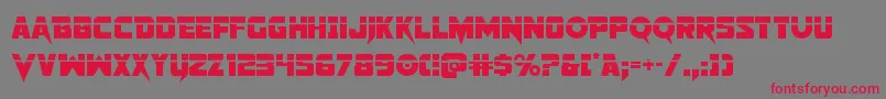 Pistoleerlas2 Font – Red Fonts on Gray Background