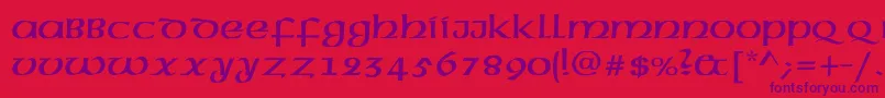 Más sobre la fuente AmericanUncialNormalRegular fuente AmericanUncialNormalRegular – Fuentes Moradas Sobre Fondo Rojo