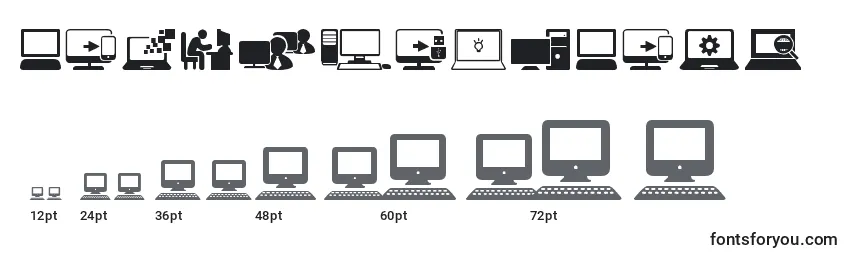 ComputerIcons Font Sizes