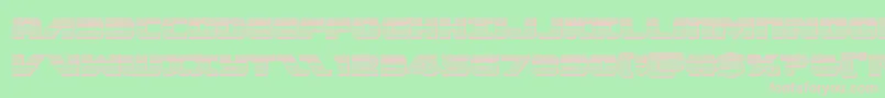 Federalescortchrome Font – Pink Fonts on Green Background