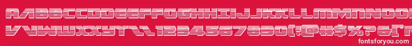Federalescortchrome Font – White Fonts on Red Background