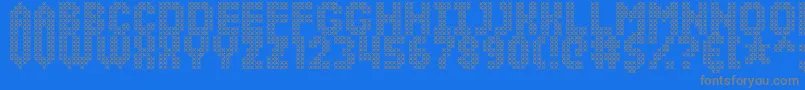 SimpleStitch Font – Gray Fonts on Blue Background